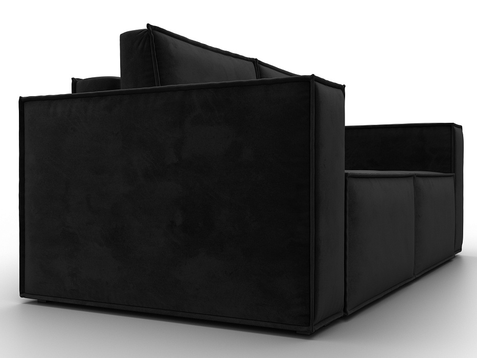 Диван прямой Куба мини (черный)