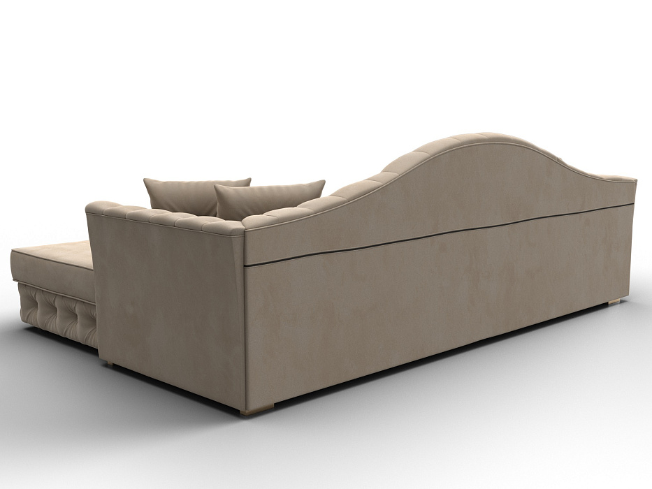 Диван угловой Артис правый угол (seven 729 бежевый)