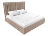 Интерьерная кровать Афродита 160 (бежевый цвет)