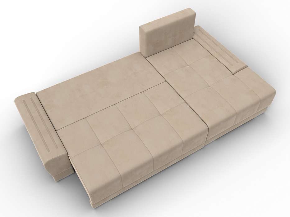 Диван угловой Лига-119 угол правый (seven 729 бежевый)