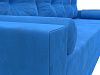 Угловой диван Верона правый угол (голубой цвет)