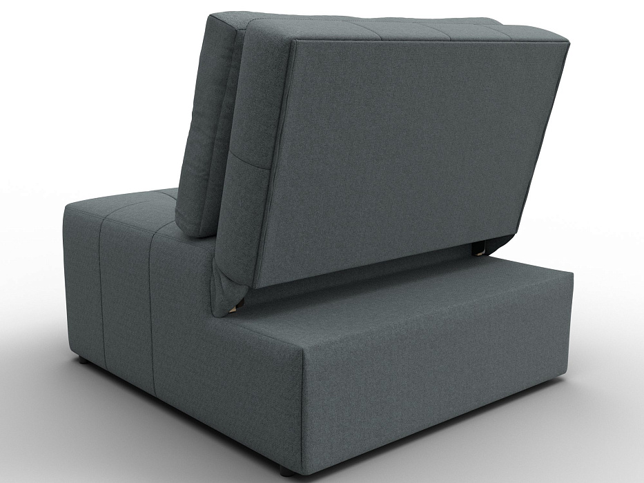 Кресло-кровать Лига-107 (80) (амур 07 серый)