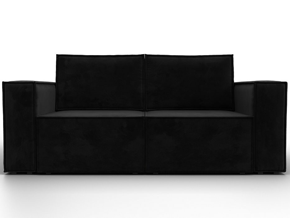Диван прямой Куба мини (черный)
