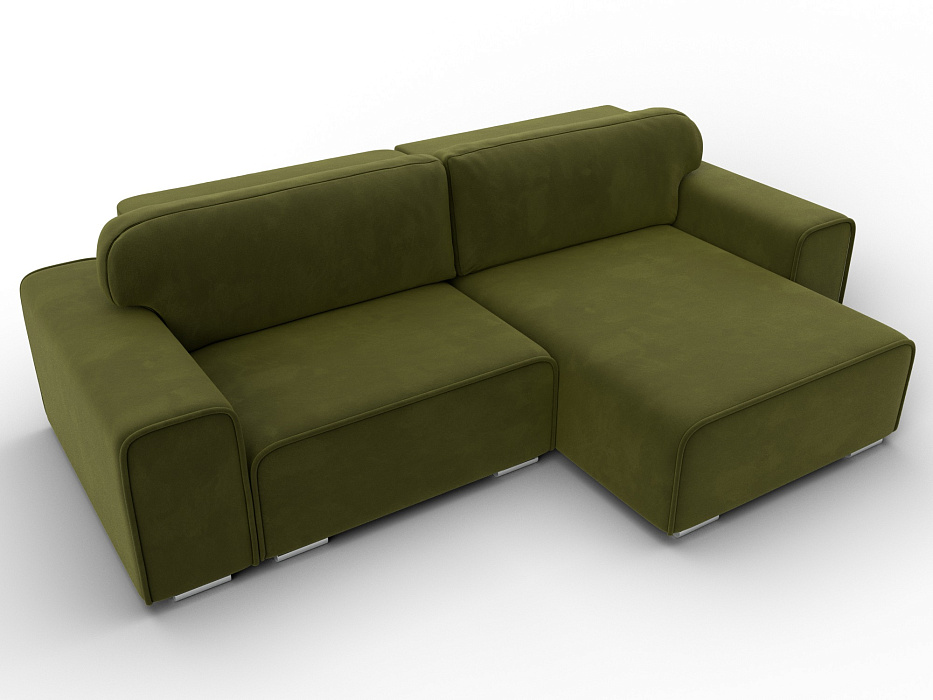 Диван угловой Лига-029 (зеленый)