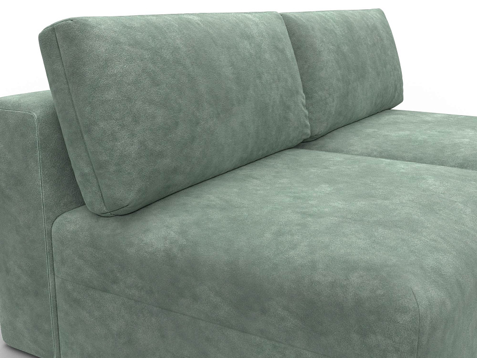 Диван прямой модульный Лига-060 НПБ (brut 08 зеленый)