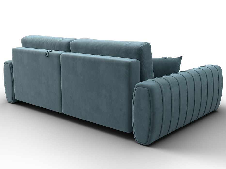 Диван угловой Лига-057 НПБ угол левый (seven 113 бирюзовый)