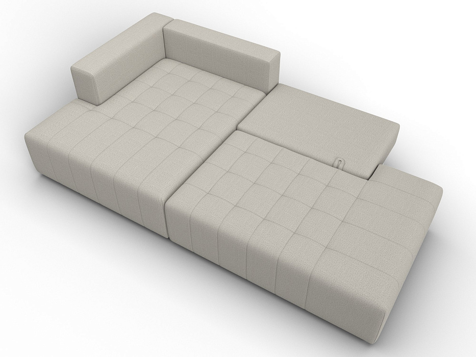 Диван угловой Лига-103 НПБ угол левый (амур 02 бежевый)