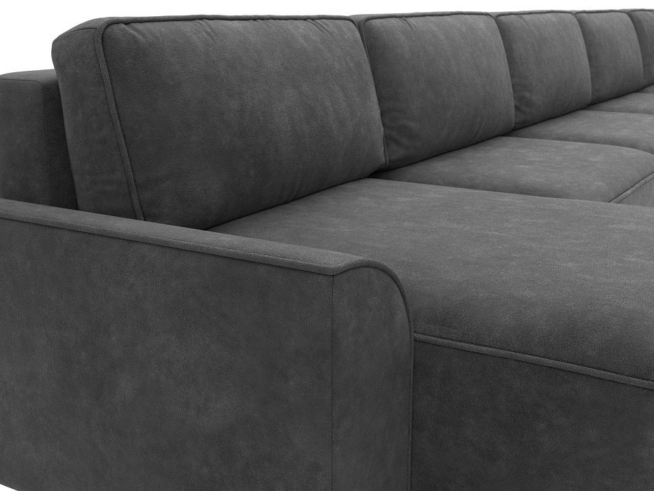 Диван П-образный Лига-048 НПБ МегаЛонг (brut 16 темно-серый) Диван П-образный Лига-048 НПБ МегаЛонг (brut 16 темно-серый)