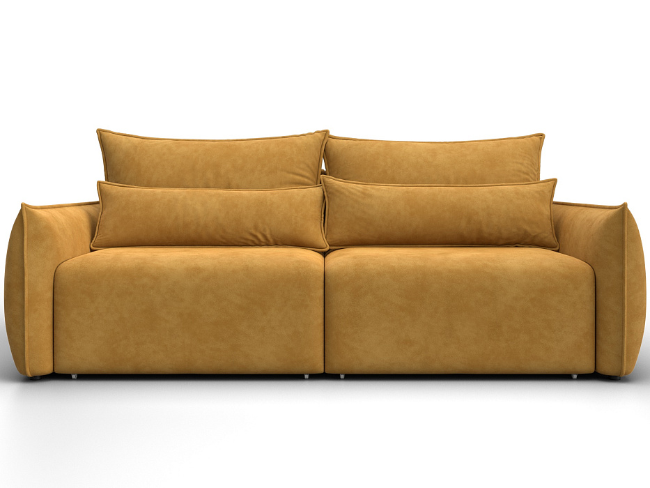 Диван прямой Лига-051 НПБ (brut 10 желтый)