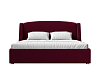 Интерьерная кровать Лотос 160 (бордовый)
