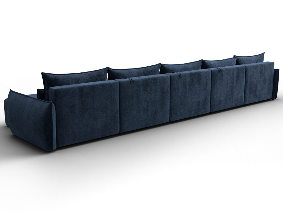 Диван П-образный Лига-051 НПБ МегаЛонг (tower 13 синий)