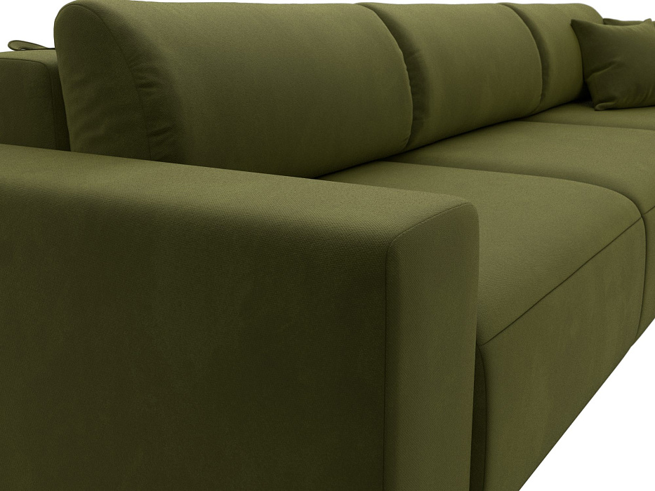 Диван прямой Лига-036 НПБ Классик Лонг (зеленый)