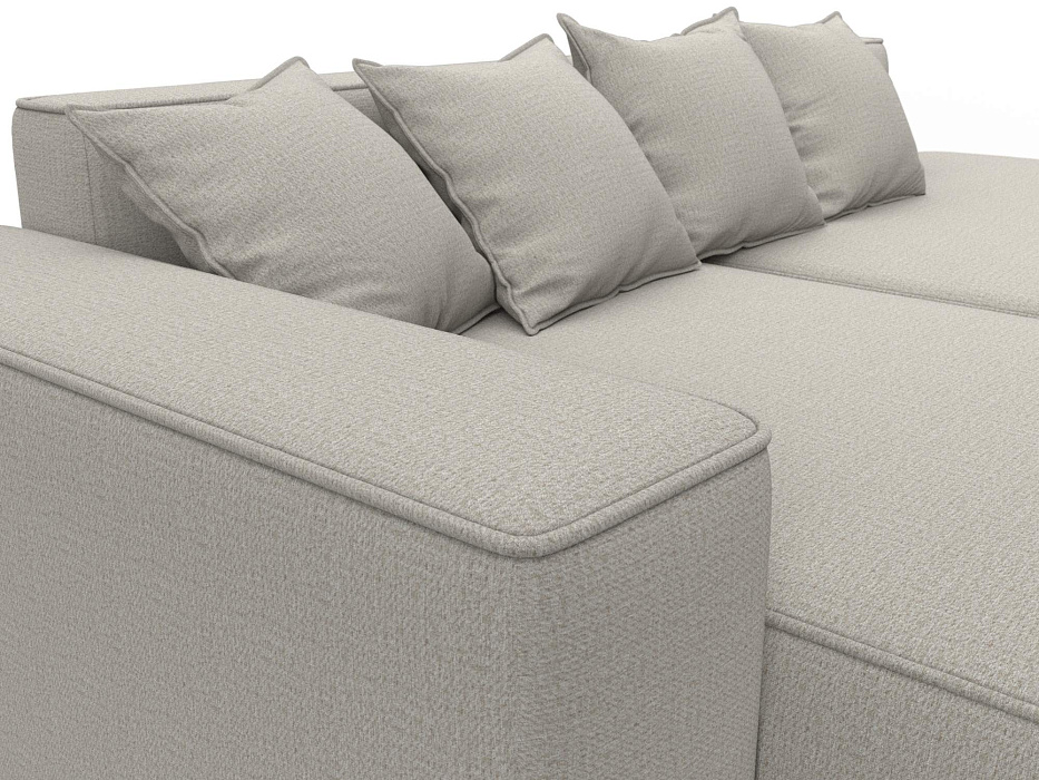 Диван угловой Лига-065 угол левый (амур 02 бежевый)