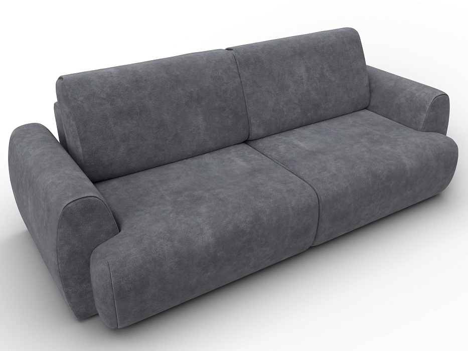 Диван прямой Лига-115 НПБ (brut 16 темно-серый)