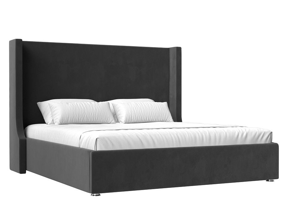 Кровать интерьерная Ларго 180 (серый)