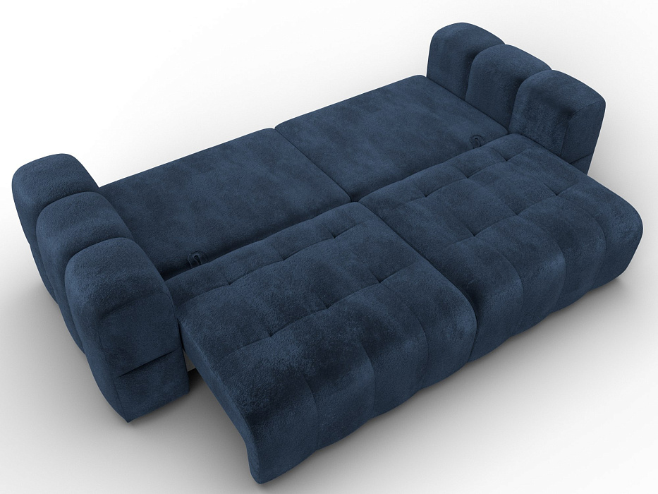 Диван прямой Лига-110 НПБ (tower 13 синий)