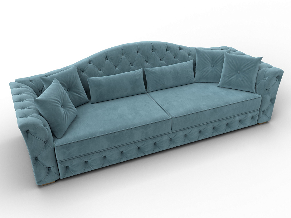 Диван прямой Артис (seven 113 бирюзовый)