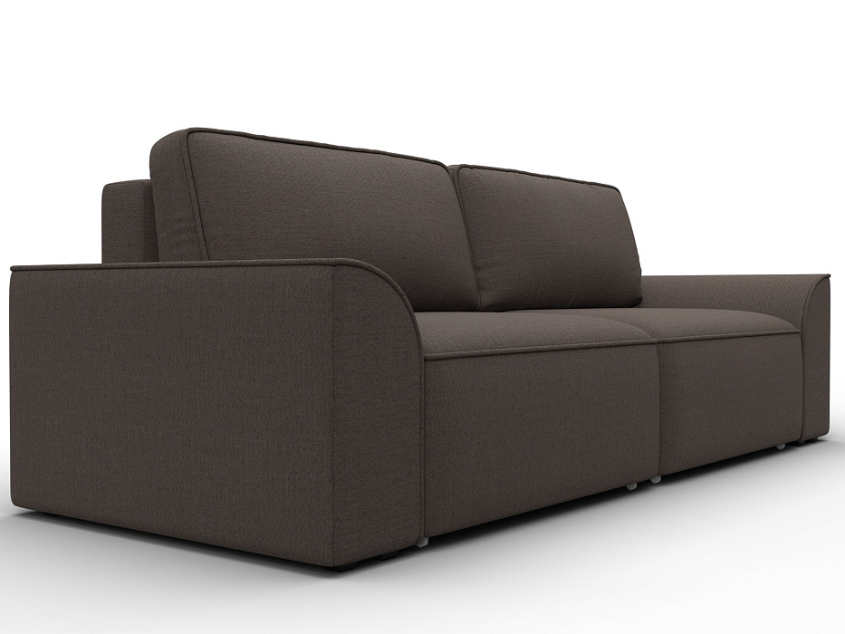 Диван прямой Лига-048 НПБ (амур 05 коричневый)