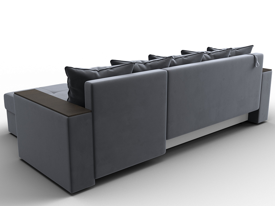 Диван угловой Дубай Лайт угол универсальный (seven 17 серый)