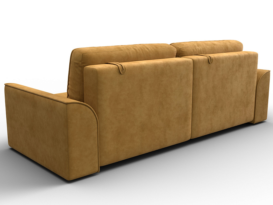 Диван прямой Лига-048 НПБ (brut 10 желтый)