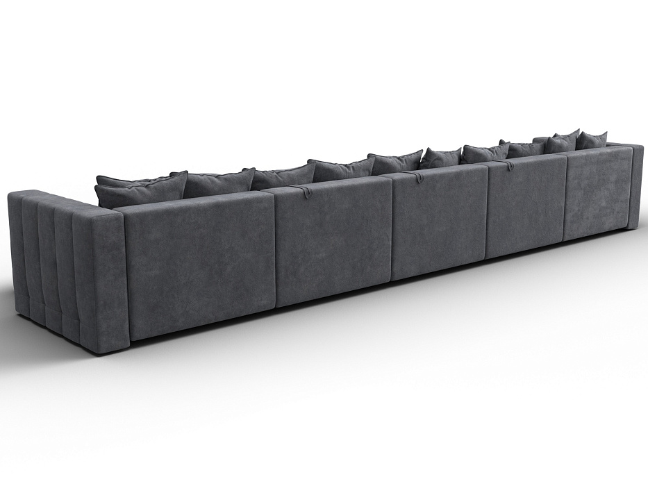 Диван П-образный Лига-052 НПБ МегаЛонг (brut 16 темно-серый) Диван П-образный Лига-052 НПБ МегаЛонг (brut 16 темно-серый)