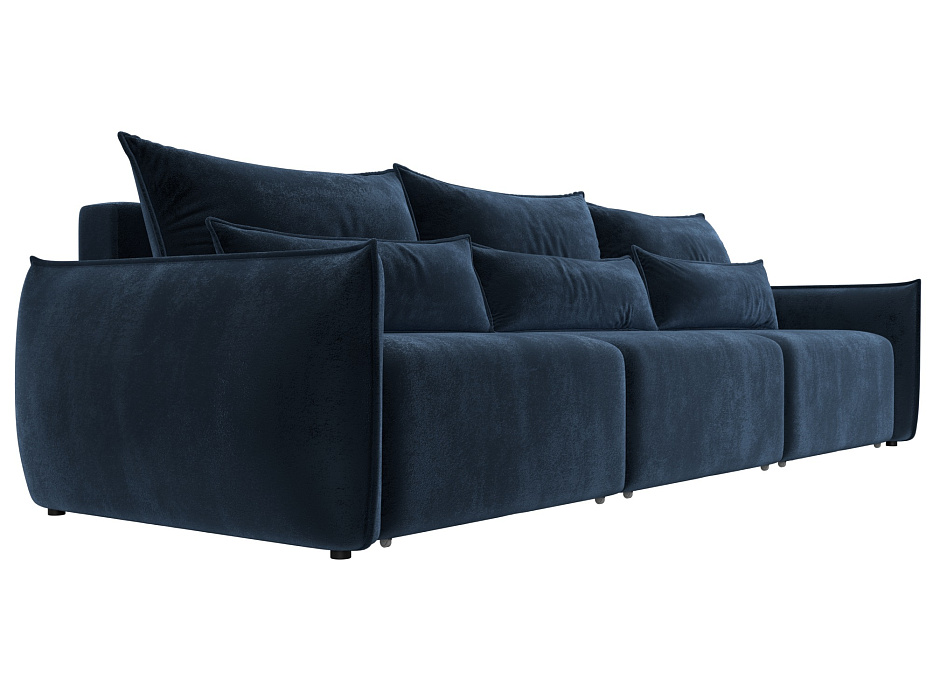 Диван прямой Лига-051 НПБ Лонг (tower 13 синий)