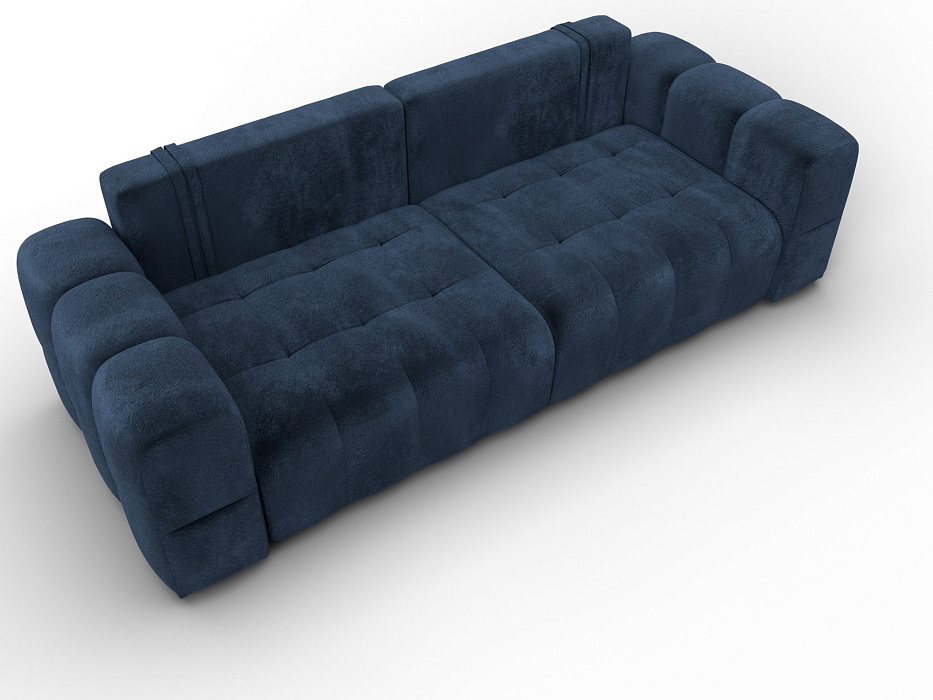 Диван прямой Лига-110 НПБ (tower 13 синий)