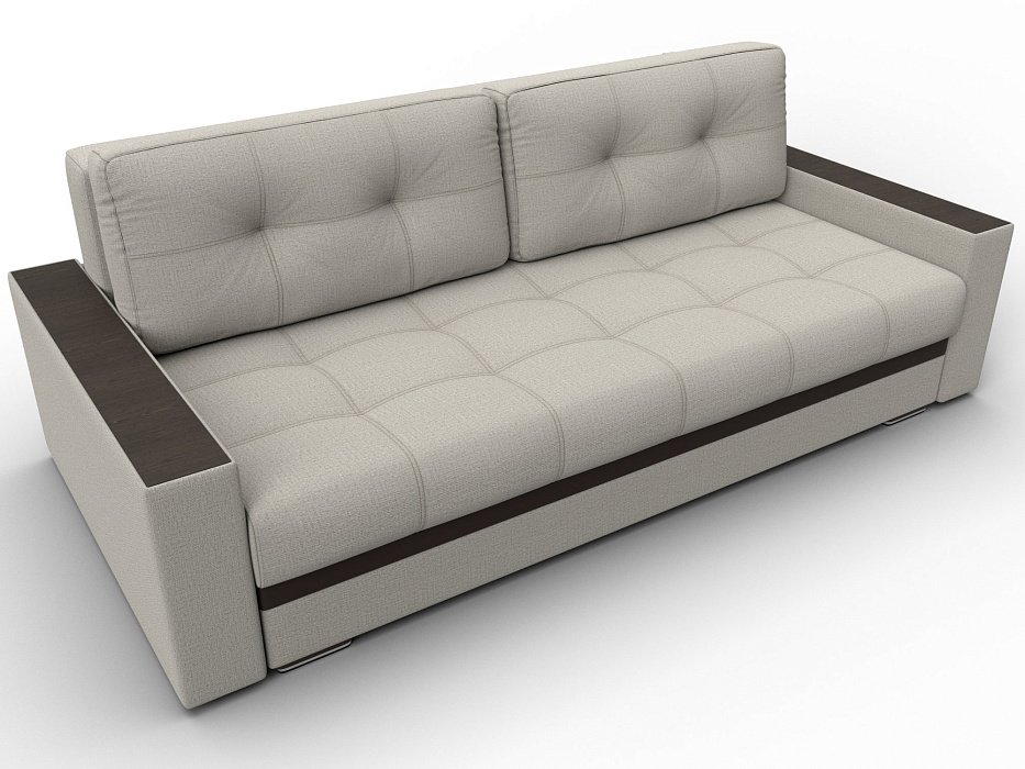 Диван прямой с декором Лига-096 НПБ фото в интернет-магазине Лига Диванов