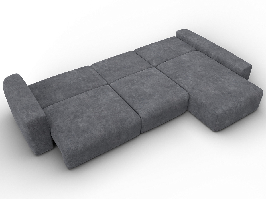 Диван угловой Лига-066 НПБ Лонг угол правый фото в интернет-магазине Лига Диванов