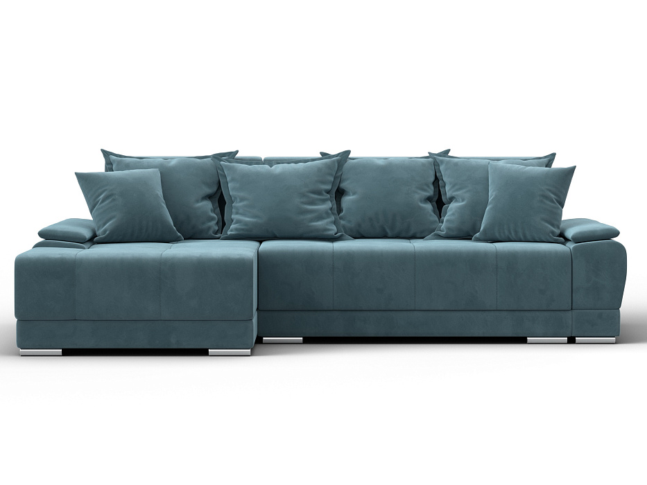 Диван угловой Лига-119 угол левый (seven 113 бирюзовый)