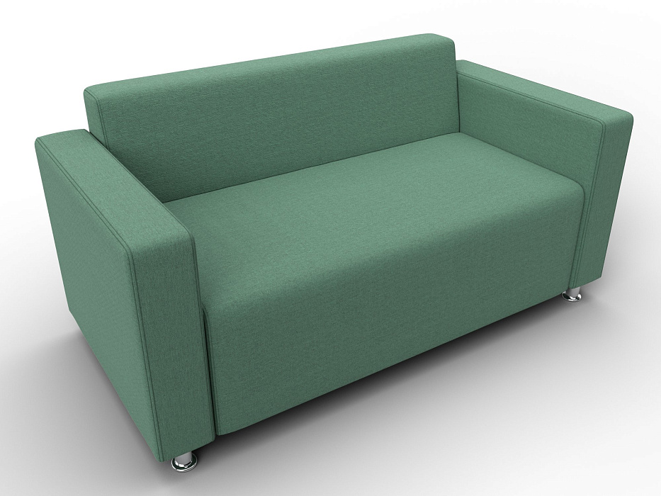 Диван прямой Лига-093 ВН (амур 11 зеленый)