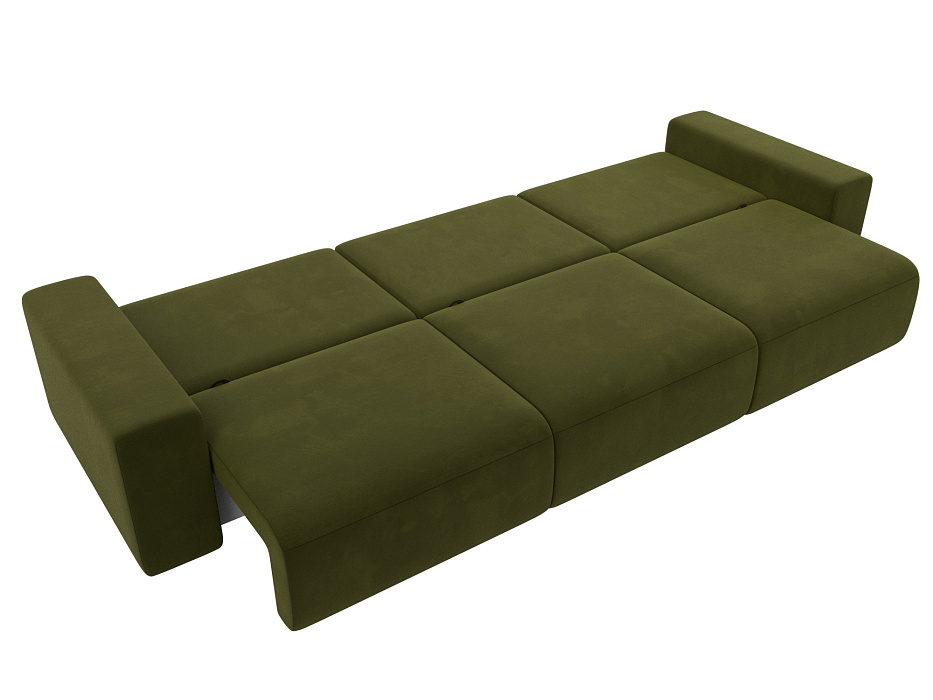 Диван прямой Лига-036 НПБ Классик Лонг (зеленый)
