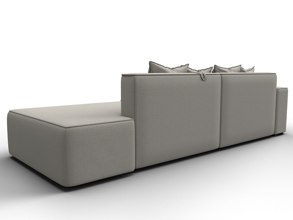 Диван угловой Лига-079 угол левый (амур 02 бежевый)