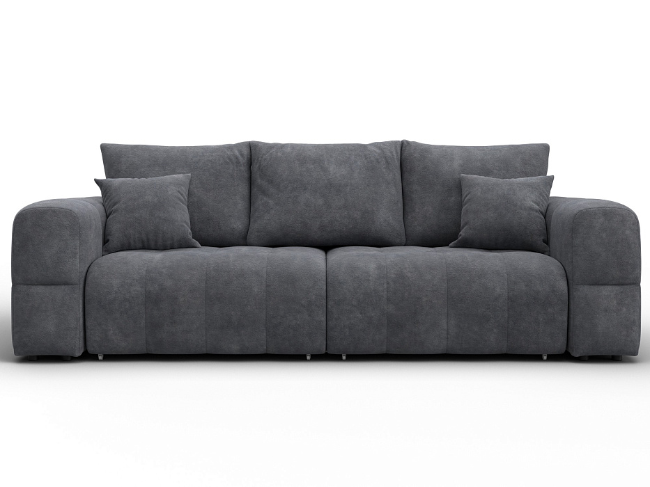 Диван прямой Лига-110 НПБ (brut 16 темно-серый)