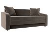 Прямой диван Лига-013 (коричневый)
