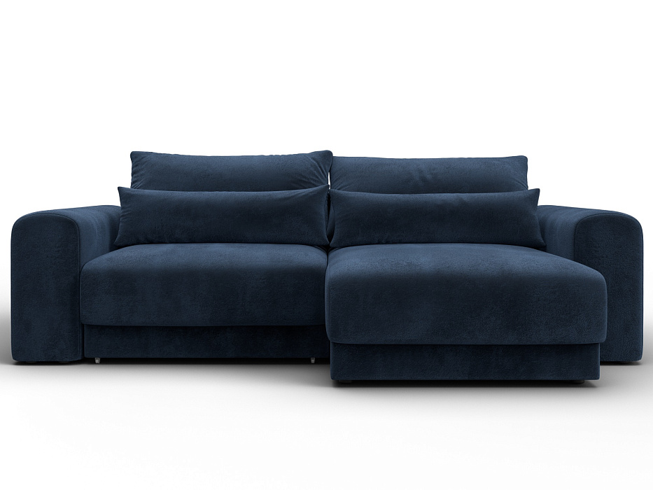 Диван угловой Лига-056 НПБ угол универсальный (tower 13 синий)