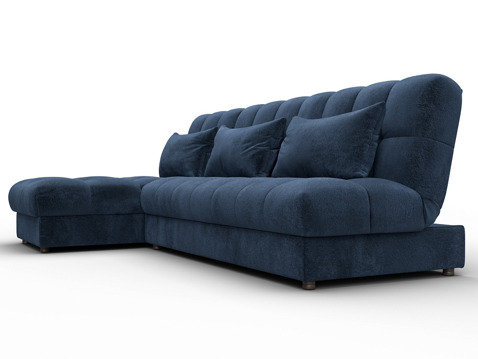 Диван угловой Лига-116 НПБ угол левый (tower 13 синий)