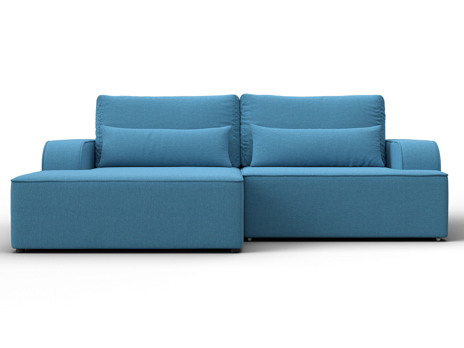 Диван угловой Лига-120 угол левый (амур 10 голубой)