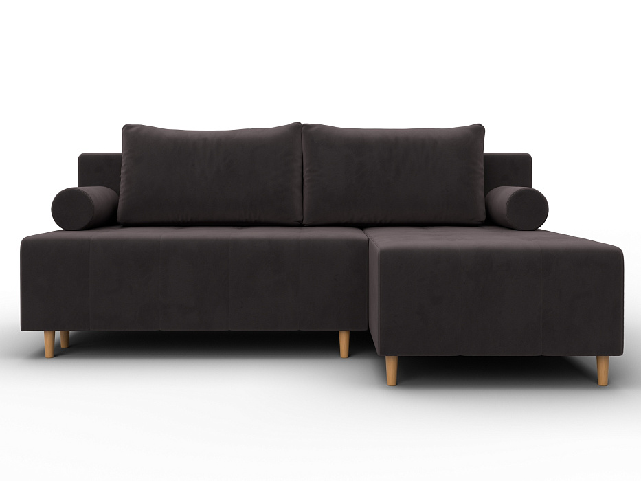 Диван угловой Лига-102 угол универсальный (seven 727 коричневый)