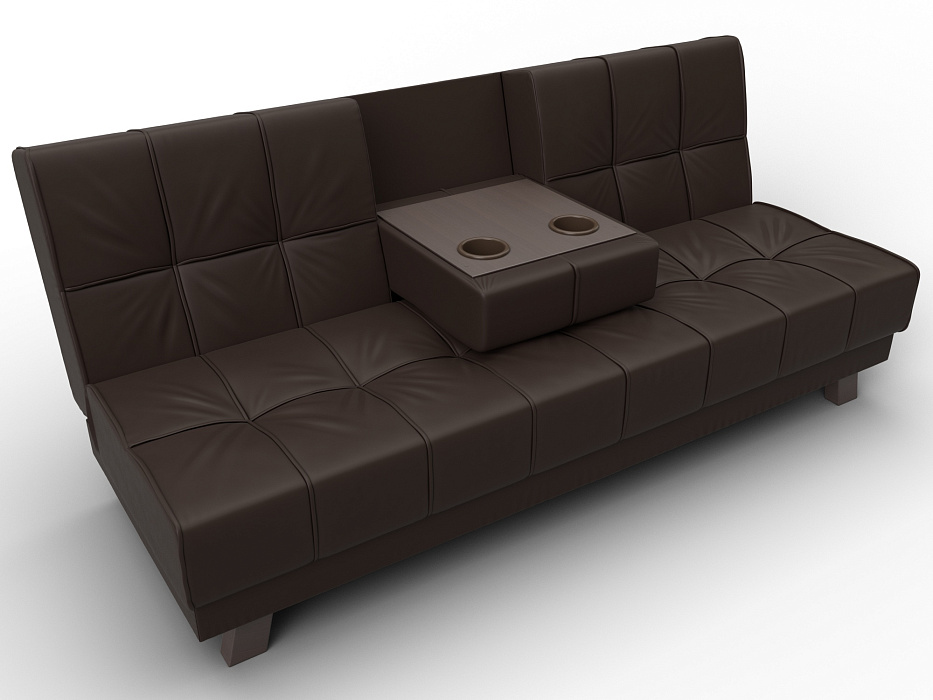 Диван прямой Винсент (коричневый)