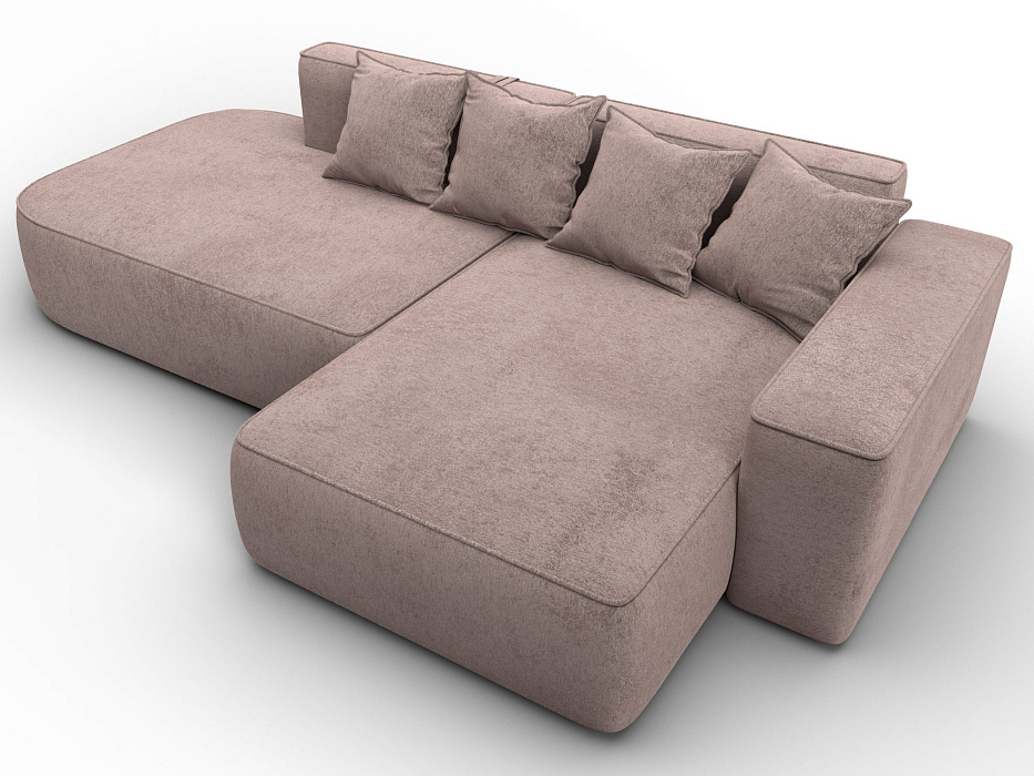 Диван угловой Лига-065 угол правый (tower 05 бежевый)