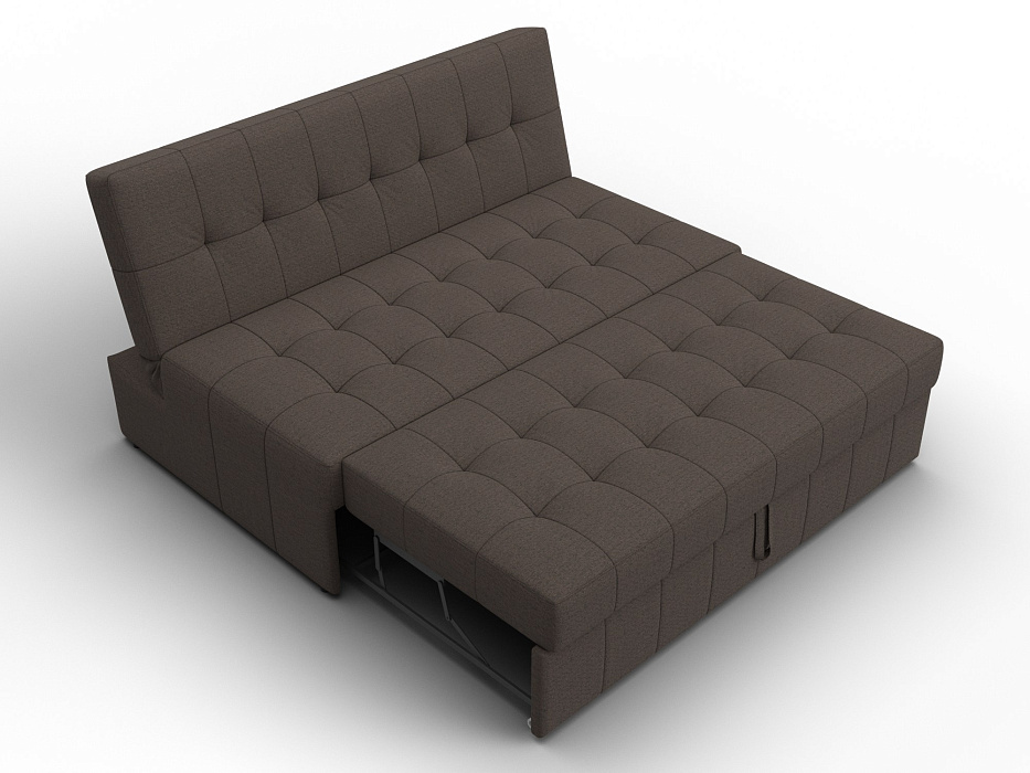 Диван прямой Лига-107 (140) (амур 05 коричневый)