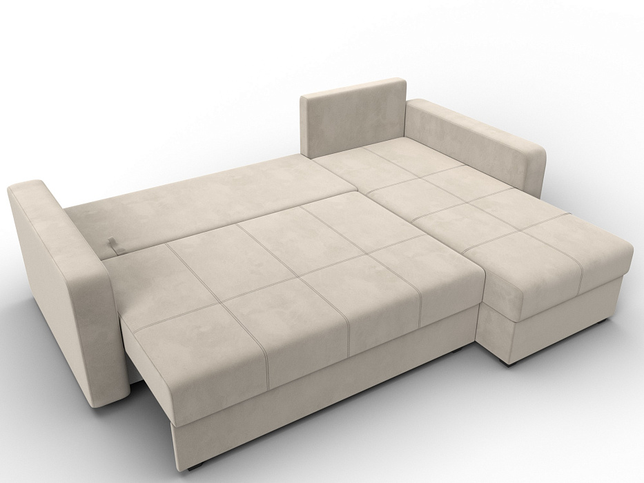 Диван угловой Ливерпуль Лайт правый угол (бежевый)