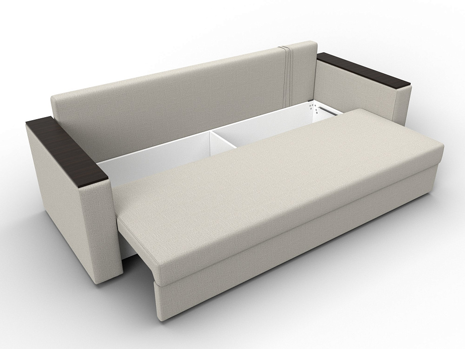 Диван прямой Атланта без стола (амур 02 бежевый)