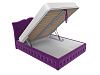 Интерьерная кровать Герда 160 (фиолетовый цвет)