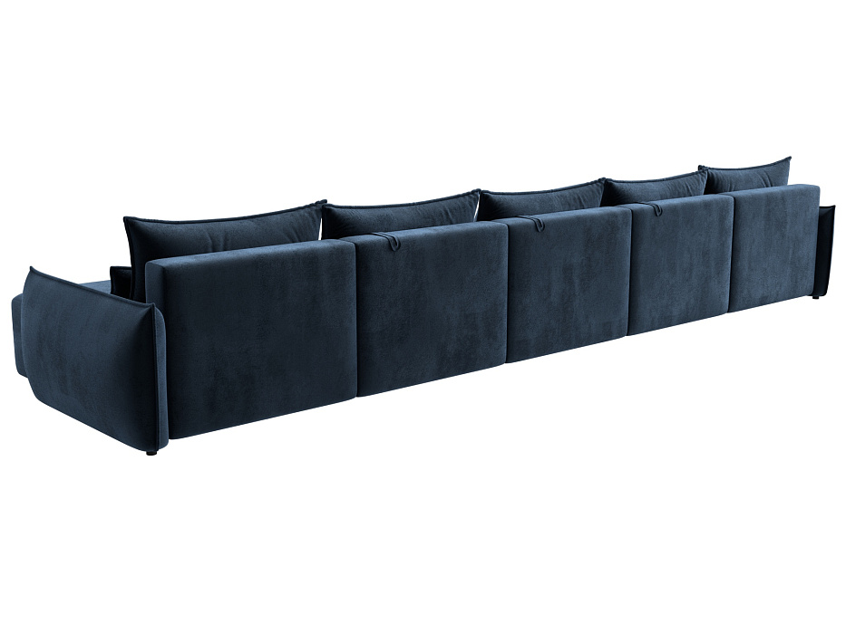 Диван П-образный Лига-051 НПБ МегаЛонг (tower 13 синий)