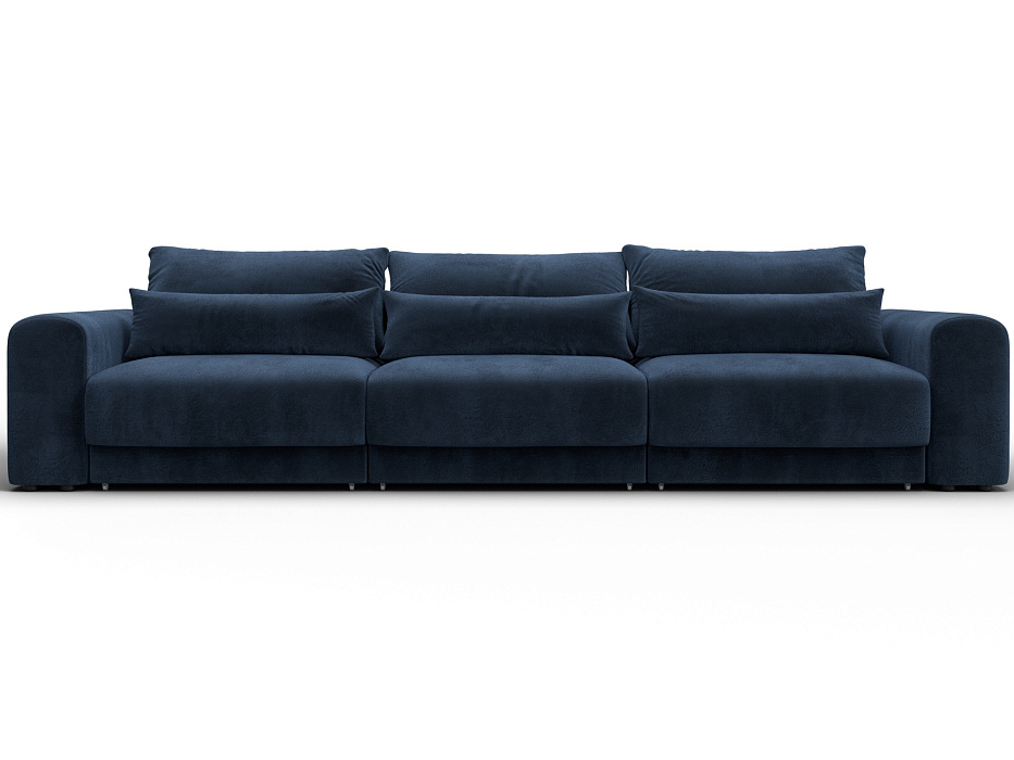 Диван прямой Лига-056 НПБ Лонг (tower 13 синий)