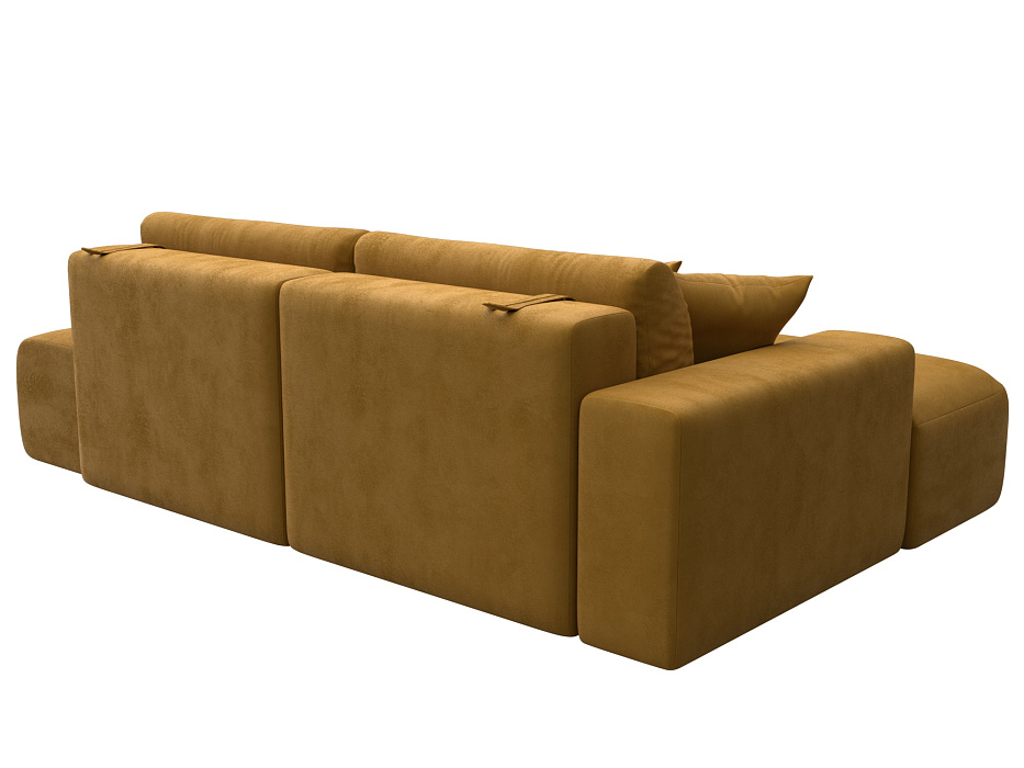 Диван угловой Лига-036 НПБ Модерн левый угол (brut 10 желтый)