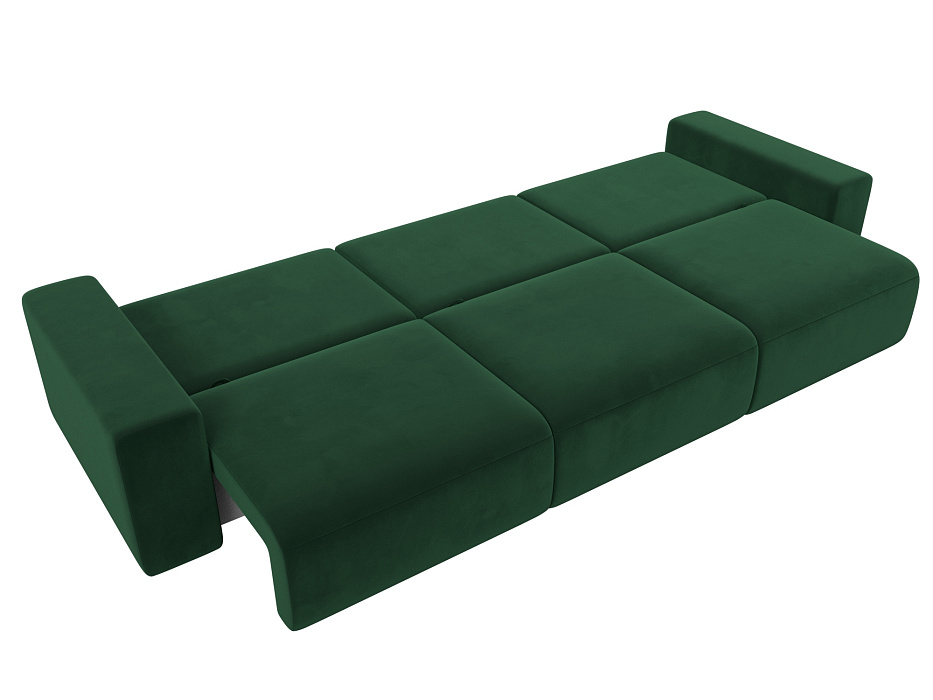 Диван прямой Лига-036 НПБ Классик Лонг (зеленый)