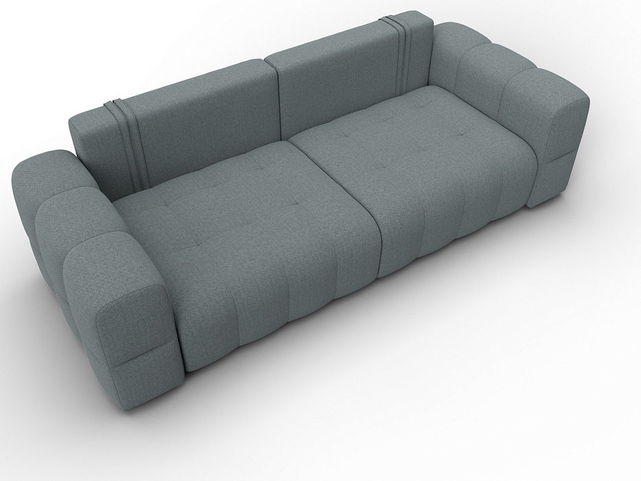 Диван прямой Лига-110 НПБ (амур 07 серый)